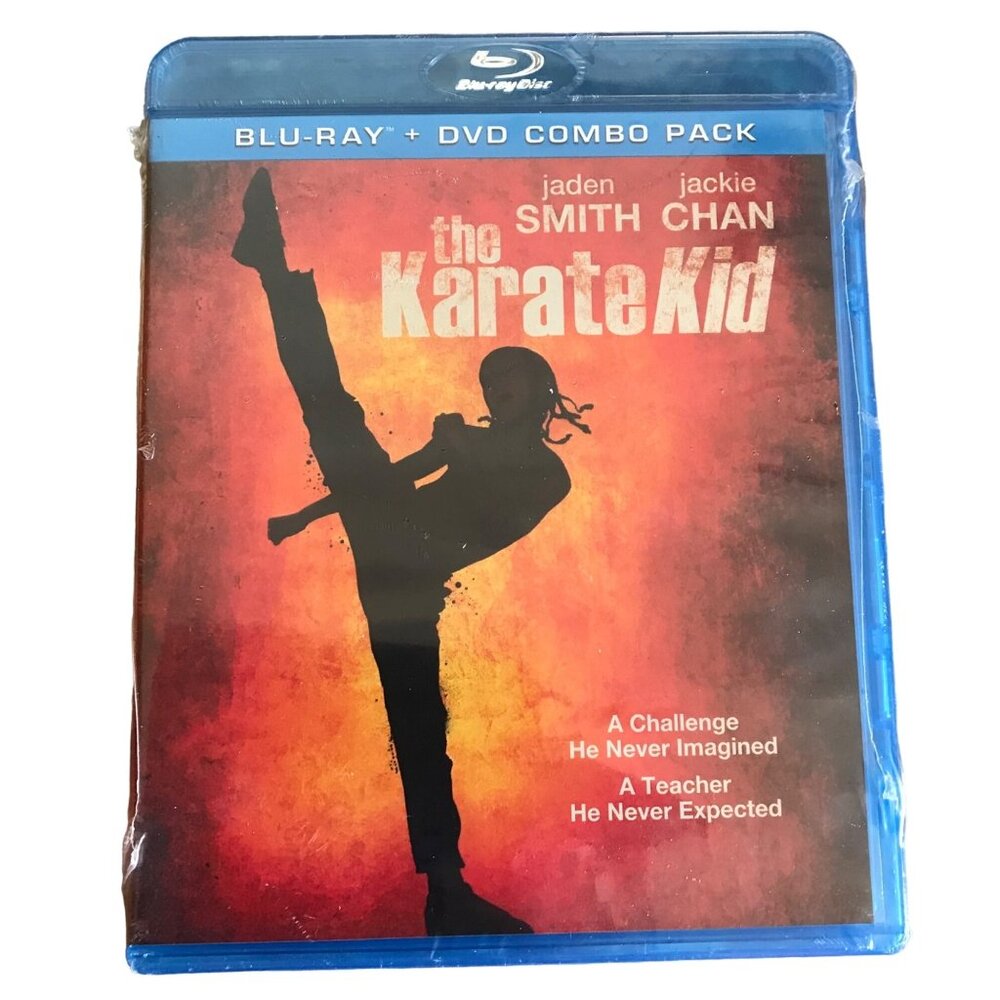 The Karate Kid Blu Ray and DVD Combo Pack Jaden Smith Jackie Chan Multi Language